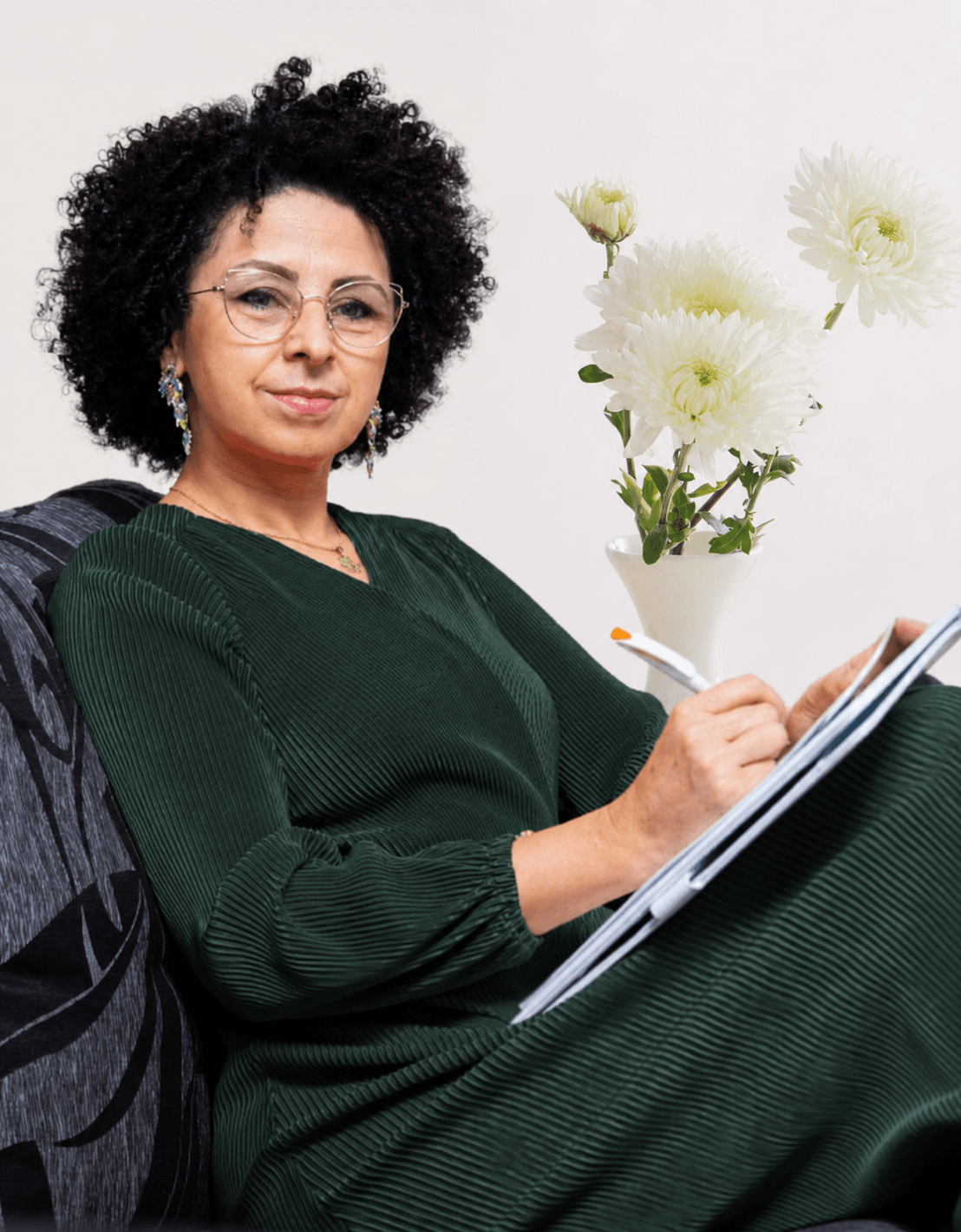 Dra. Adriane Alves em seu espaço de atendimento